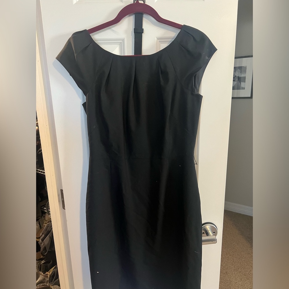 Banana Republic Classic Black Mini Dress with belt